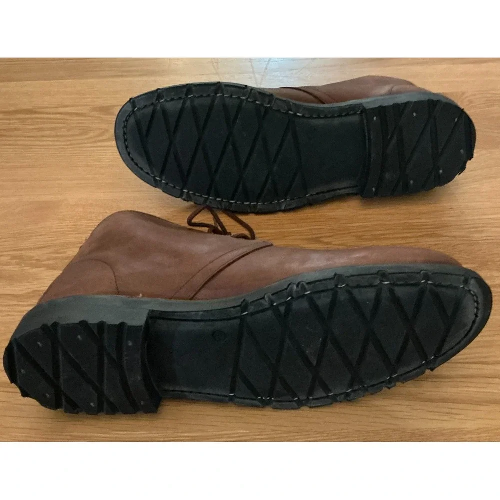 By The Mountain Handmade Portuguese Leather Chukka Boots Brown EU 44 US‎ ~10
